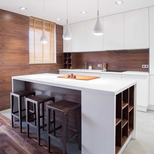 Modern kitchen island